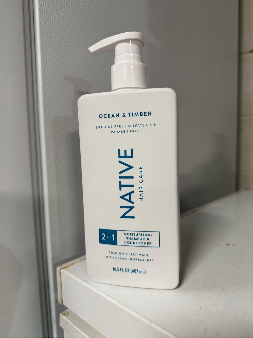 Native Ocean & Timber 2-in-1 Moisturizing Shampoo & Conditioner - White & Blue